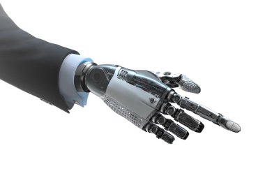 Yüksek Kaliteli Robotik Mekanik El Tasarımı Konsepti