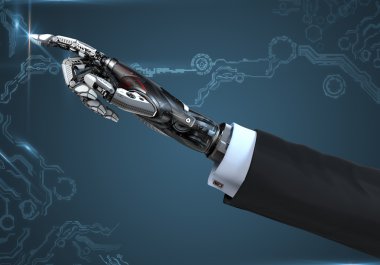 Yüksek Kaliteli Robotik Mekanik El Tasarımı Konsepti