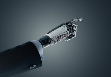 Yüksek Kaliteli Robotik Mekanik El Tasarımı Konsepti