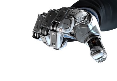 Yüksek Kaliteli Robotik Mekanik El Tasarımı Konsepti