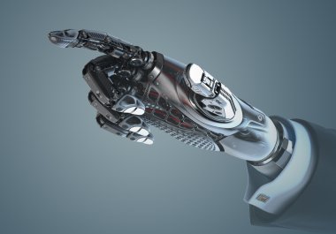 Yüksek Kaliteli Robotik Mekanik El Tasarımı Konsepti