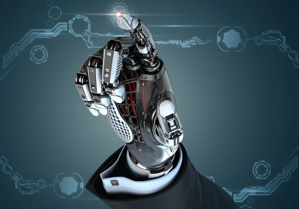 High Quality Robotic Mechanical Hand Design Concept — Stock Photo, Image