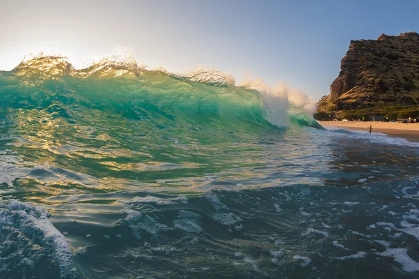 Bella onda di rottura dell'oceano — Foto Stock