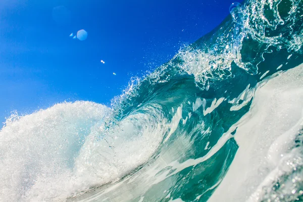 Bela onda de quebra do oceano — Fotografia de Stock