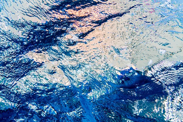 Vízi minta víz alatti vízfelszín — Stock Fotó