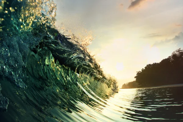Krásné oceánu vlnu — Stock fotografie