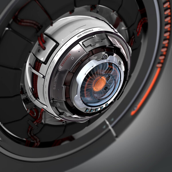 Conceptual electronic cyber eye