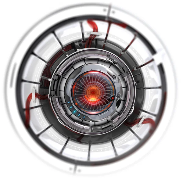 Conceptual electronic cyber eye — Stock Photo, Image