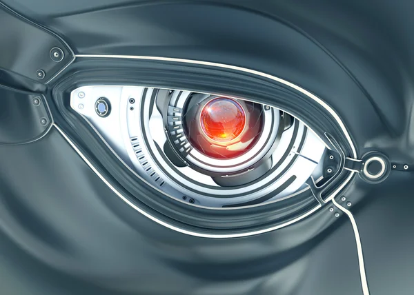 Futuristic cyber eye — Stock Photo, Image