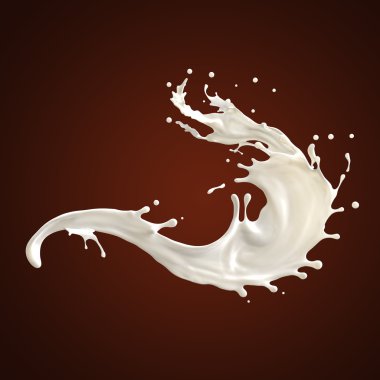 beyaz süt fışkırmasını