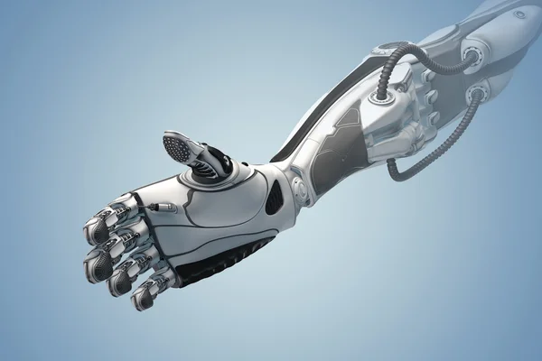 Robotic mechanical arm — Stock Photo, Image