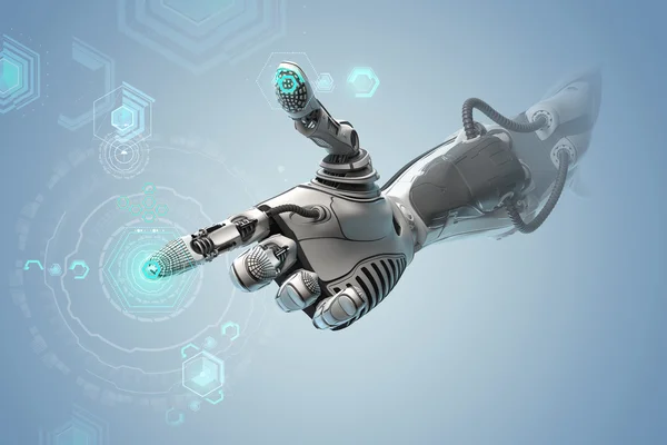 Robotic mechanical arm — Stock Photo, Image