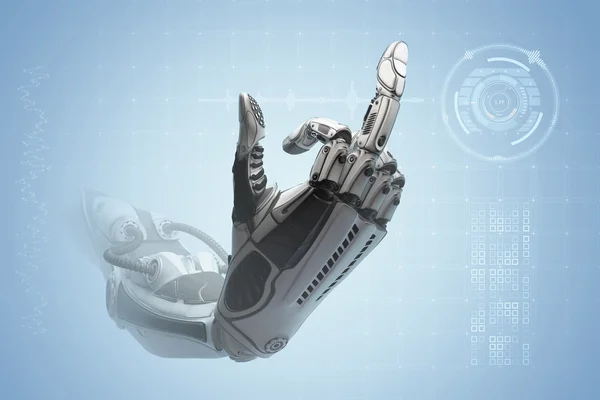 Braço mecânico robótico — Fotografia de Stock