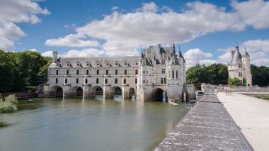 Chateau de Chenonceau nehir Cher, Loire Valle kapsayan