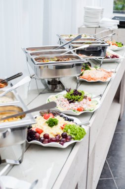 Tablo açık büfe yemek yiyecek düğün,