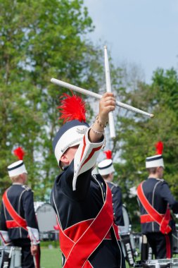 Ayrıntılar bir müzik grubu, showband, tantana veya drumband