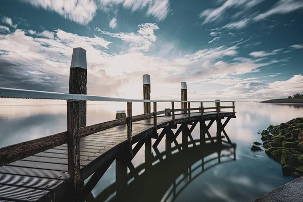 Unesco Wadden Mar Natureza Aprk Com Suas Vistas Infinitas Belos — Fotografia de Stock