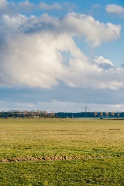 Hintergrund der Gewitterwolken nach einem Gewitter — Stockfoto