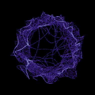 Parçacıklar dizinin fütüristik şekli