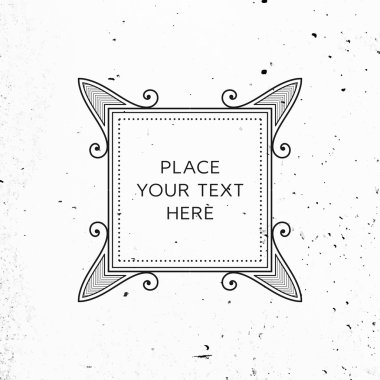 zarif vintage çerçeve