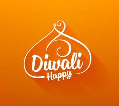 Mutlu bayramlar tipografik etiket