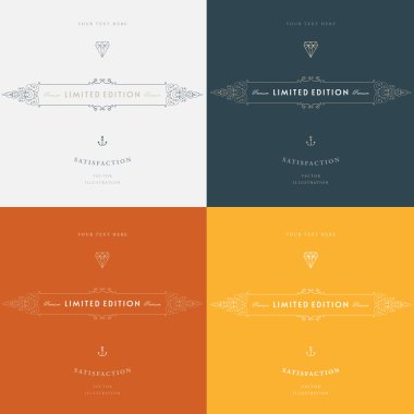 Zarif Vintage çerçeve kümesi