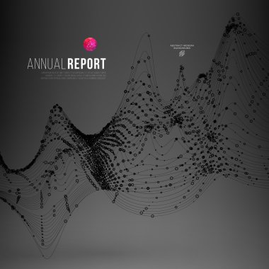 Noktalar ve çizgilerle soyut arkaplan