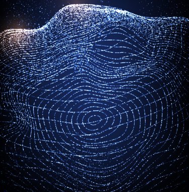 Parçacıklar dizinin fütüristik şekli