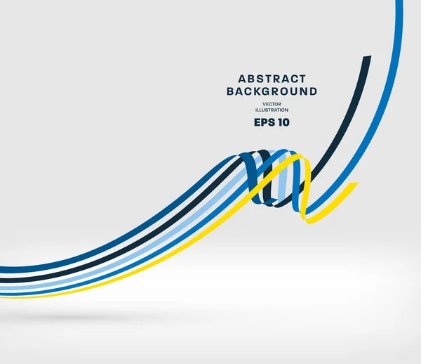 Abstrakte Kurvenlinien — Stockvektor