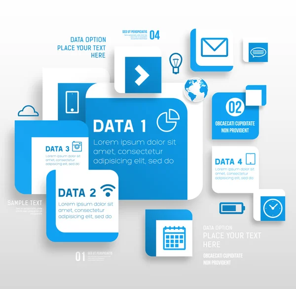 Modelo de design empresarial — Vetor de Stock