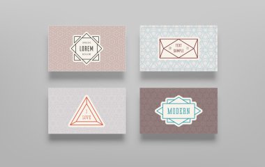 vintage kart dizisini