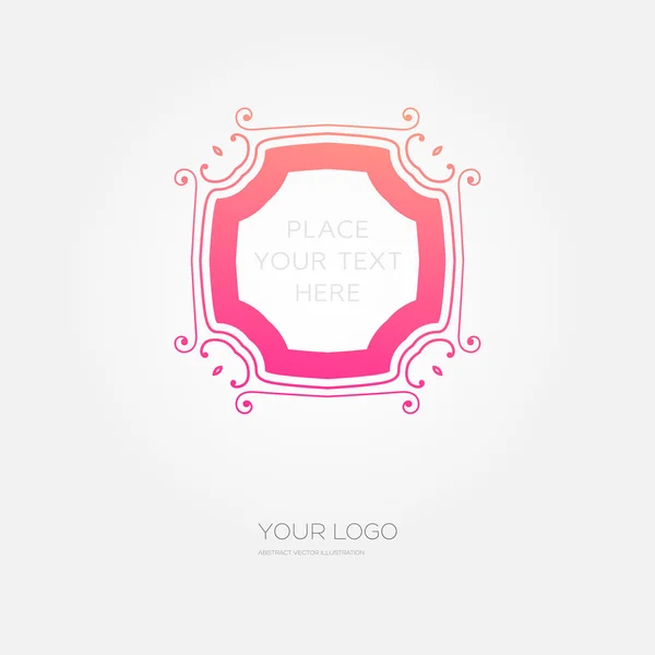 Marco vintage elegante — Vector de stock