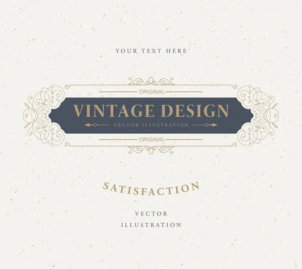 Elegant vintage frame — Stockvector