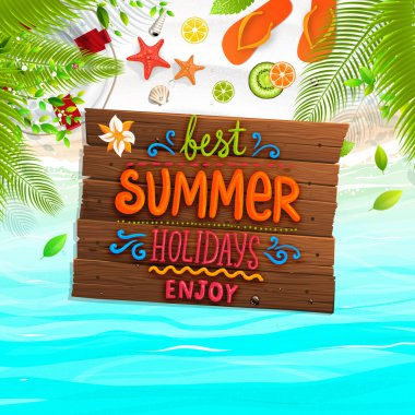 Merhaba Summer ile ahşap plaket