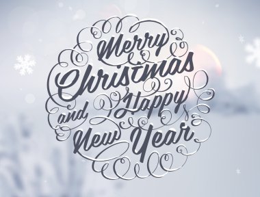 Beyaz renkli Noel Tebrik Kartı