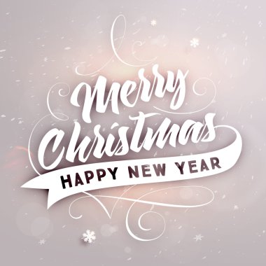 Beyaz renkli Noel Tebrik Kartı