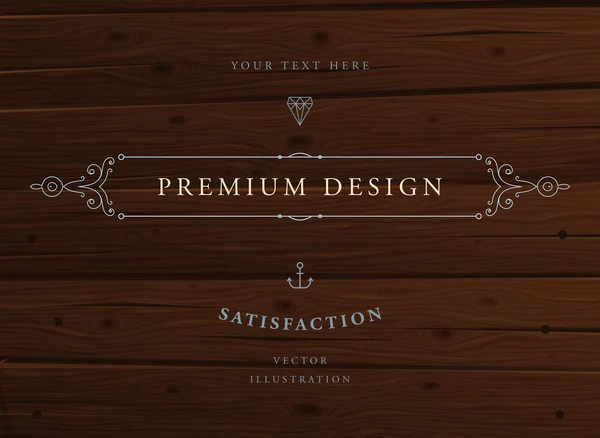 Elegant vintage frame — Stockvector