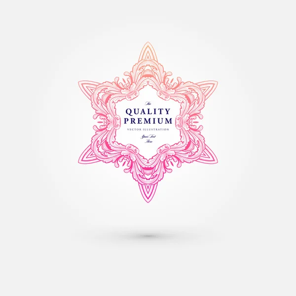 Marco vintage elegante — Vector de stock