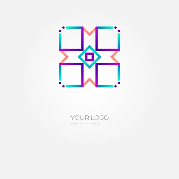 Бізнес шаблон логотип — стоковий вектор