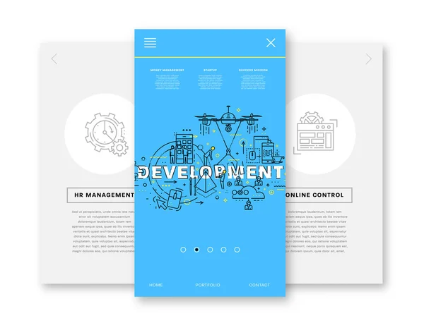 Modèle de brochure d'entreprise — Image vectorielle