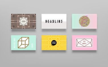 vintage kart dizisini