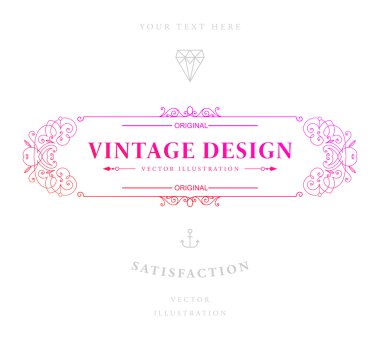 zarif vintage çerçeve