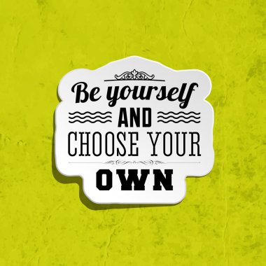 Kağıt üzerine İlham Verici Alıntı