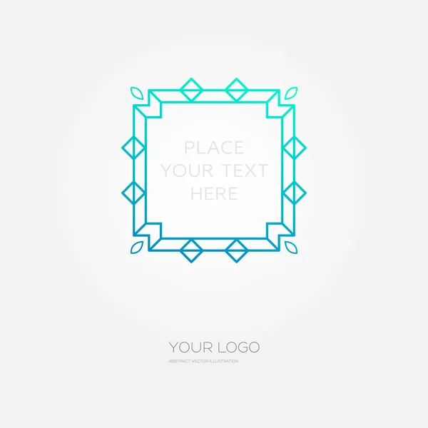 Marco vintage elegante — Vector de stock