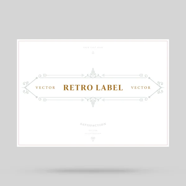 Elegant vintage frame — Stockvector