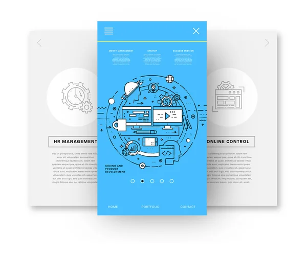 Conjunto de desarrollo de aplicaciones — Vector de stock