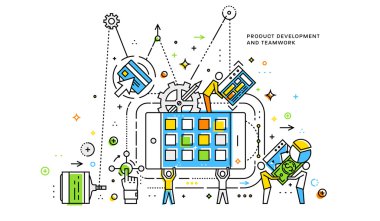 Ürün geliştirme ve ekip çalışması. 