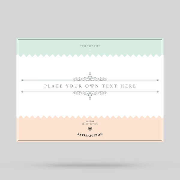 Elegant vintage frame — Stockvector