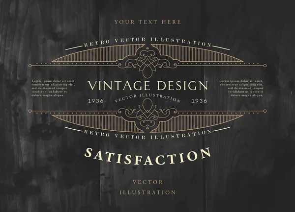 Elegant vintage frame — Stockvector