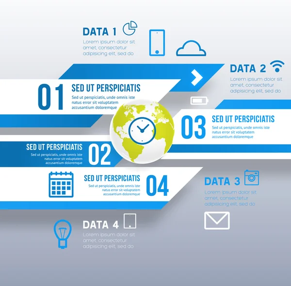 Modello di business design — Vettoriale Stock